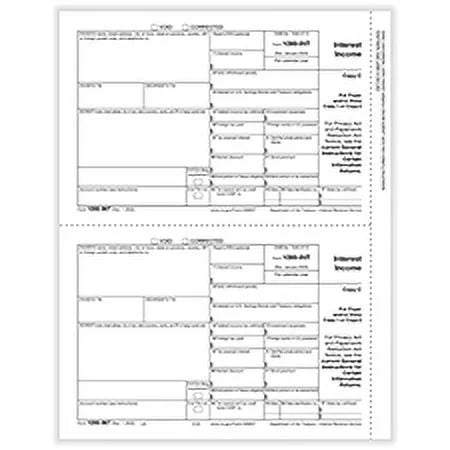 IRS Approved Tax Forms, 100/Pk R2646