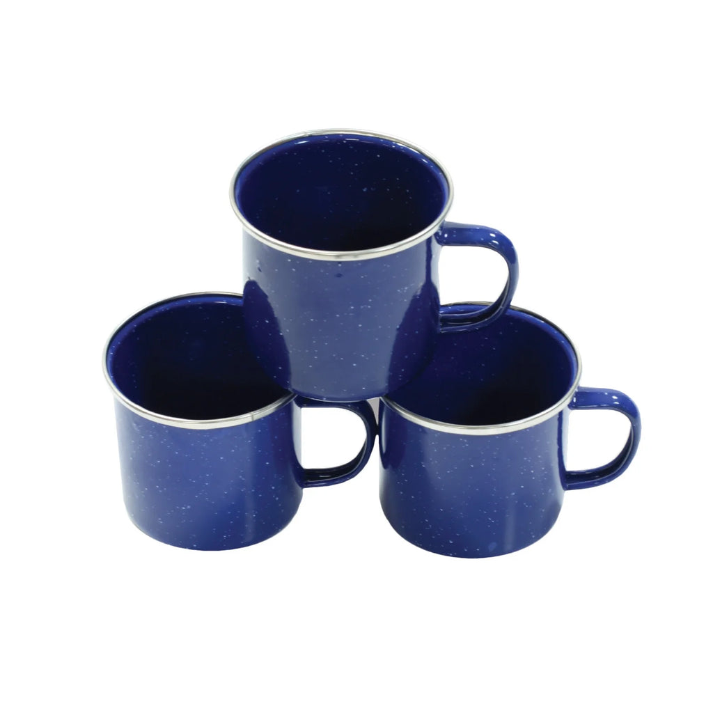 24 Piece Enamel Camping Tableware Set X68576