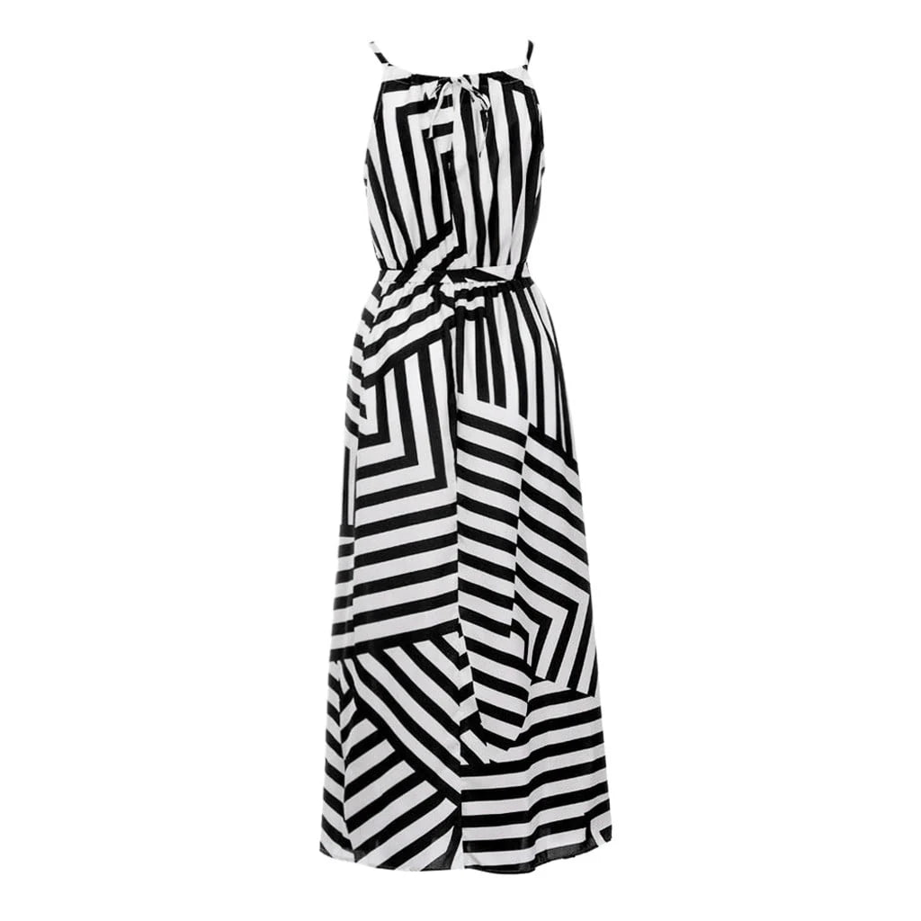 Plus Size Boho Maxi Dress M4145