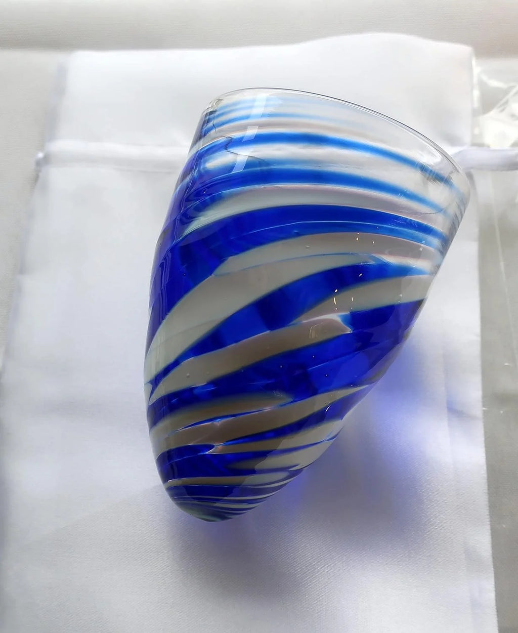 Jewish Wedding Glass To Break Cobalt White I860021
