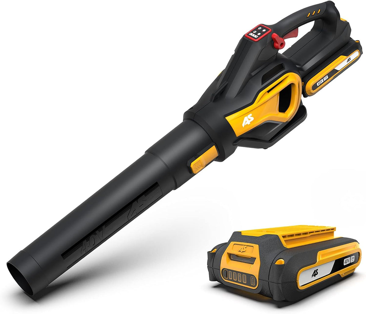 40V Cordless Leaf Blower with 2.5 Ah Battery & Charger, 530CFM E553