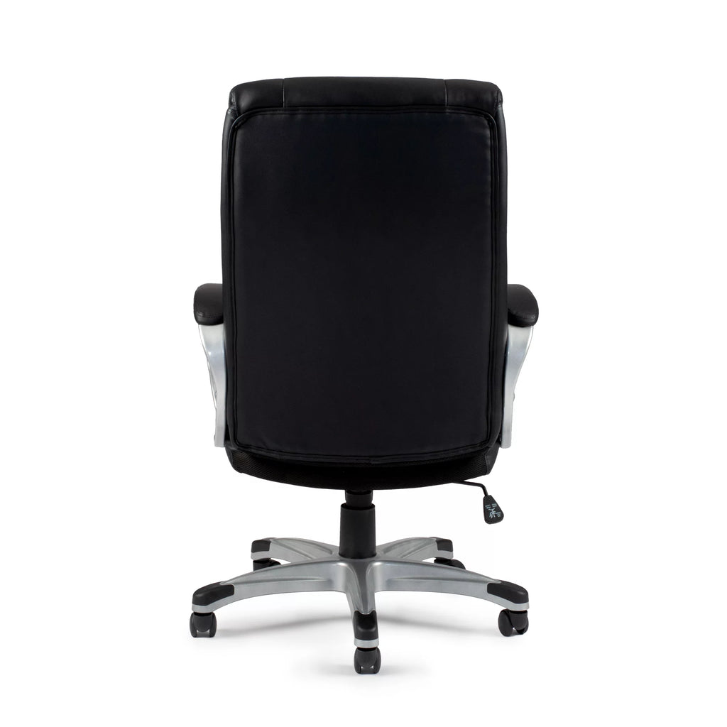 Faux Leather Office Chair in Black Y14140