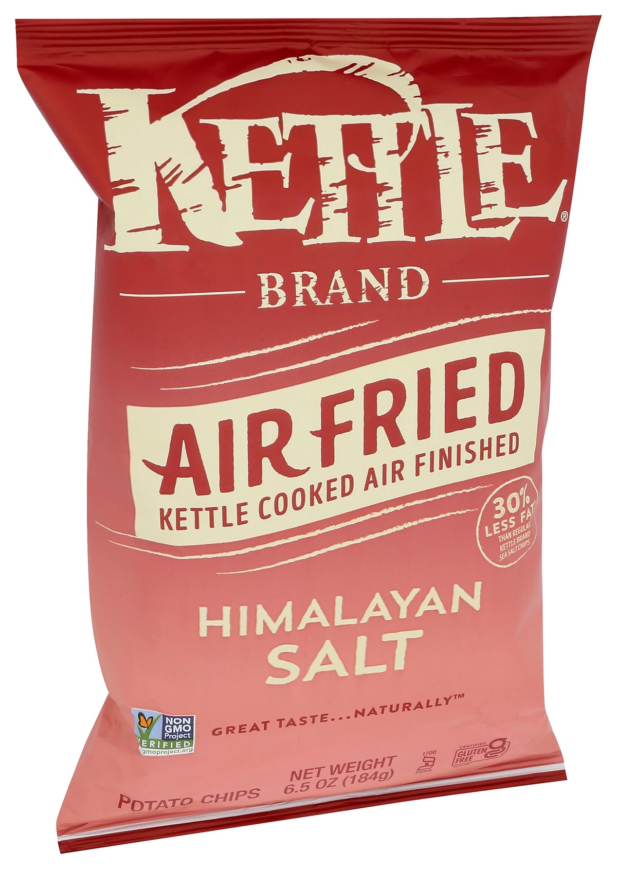 Kettle Cooked Potato Chips Himalayan Salt 6.5 Ounce Pack Of 12 W6014