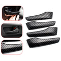 4pcs Carbon Fiber Style Car Inner Door Handle Cover Trim Protector S4280