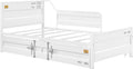 White Twin Size Daybed & Trundle Y38132