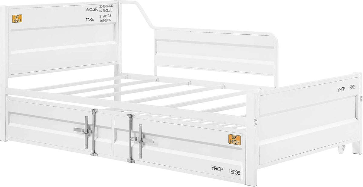 White Twin Size Daybed & Trundle Y38132