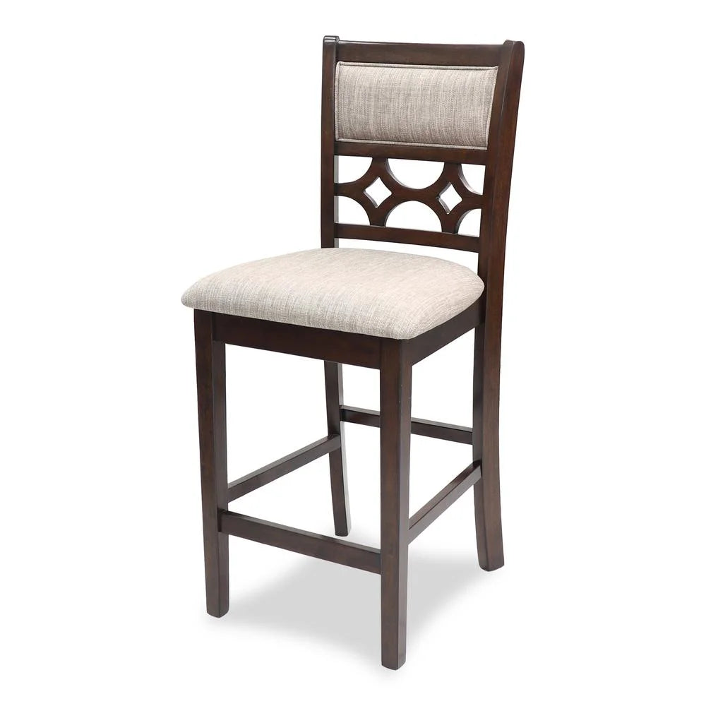 5-Piece Transitional Wood Counter Set in Cherry Z73435