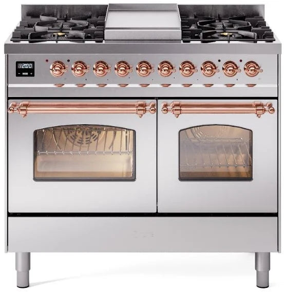 40 Dual Fuel Natural Gas Range Stainless Steel I16878