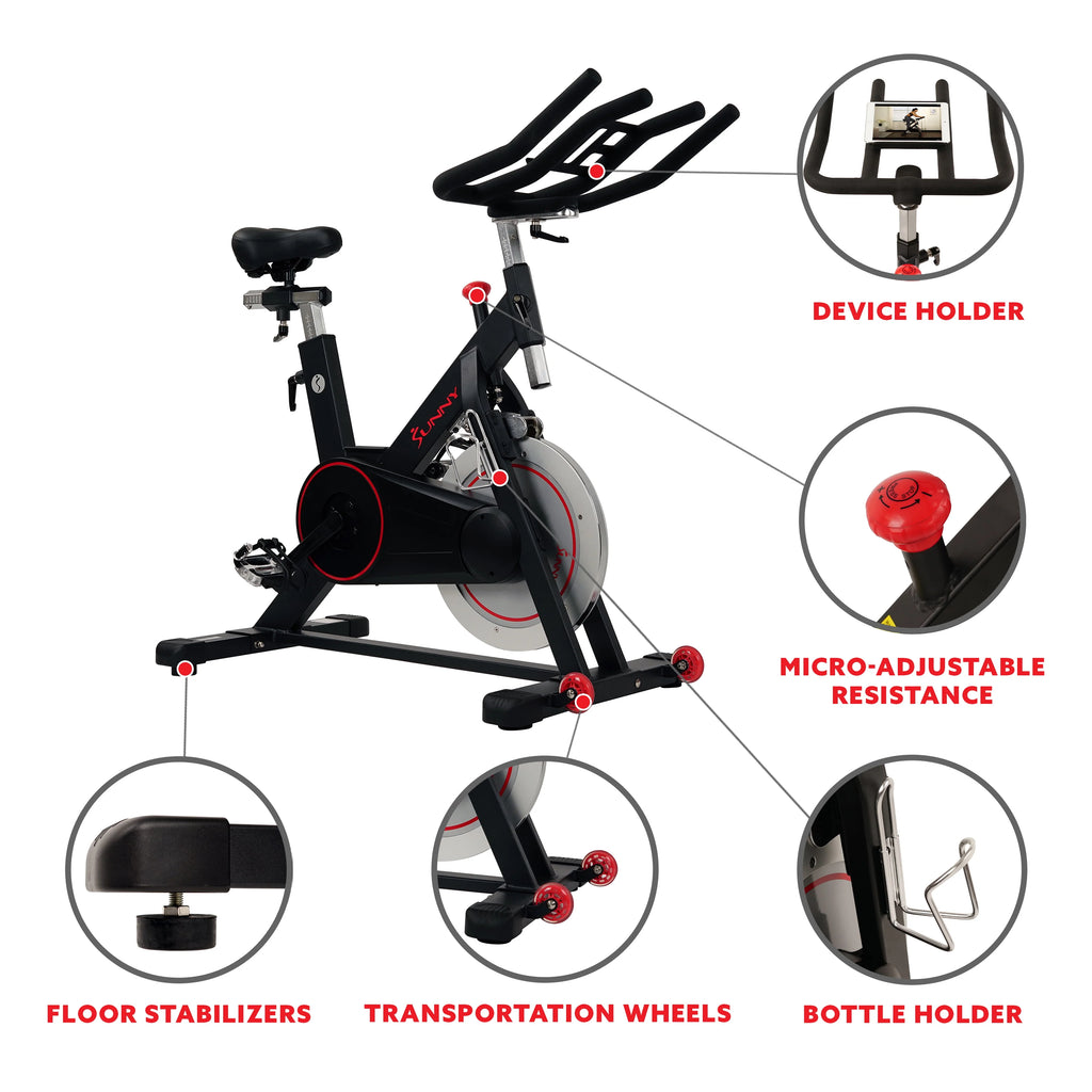 Magnetic Belt Drive Indoor Stationary Exercise Bike A94423