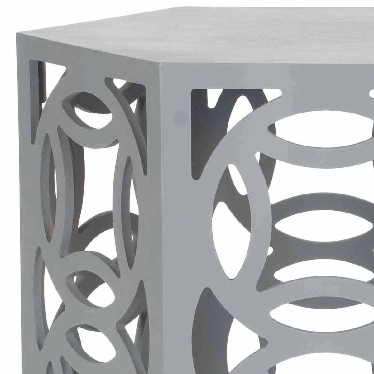 Geometric Hexagon Side Table G2913