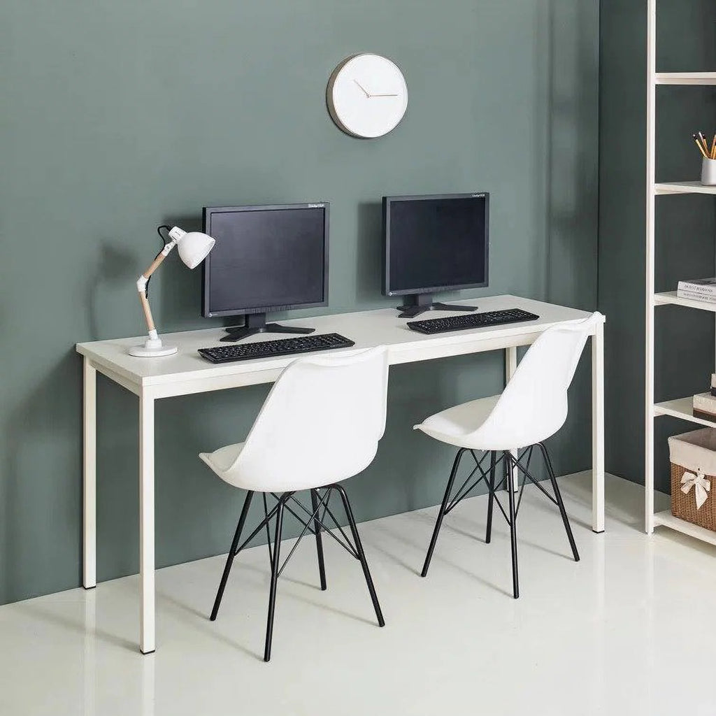 Contemporary Wood and Metal Computer Desk I5803