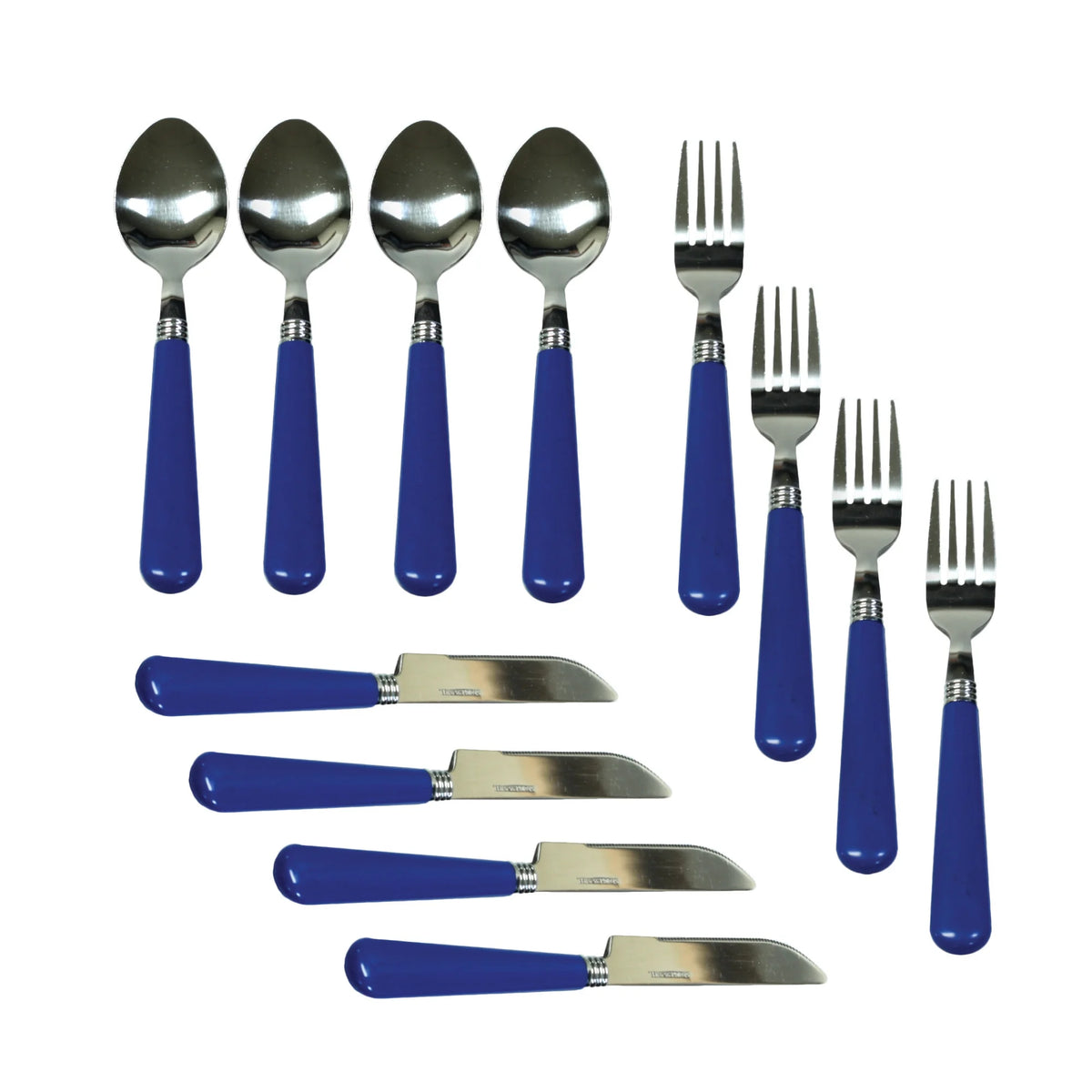 24 Piece Enamel Camping Tableware Set X68576