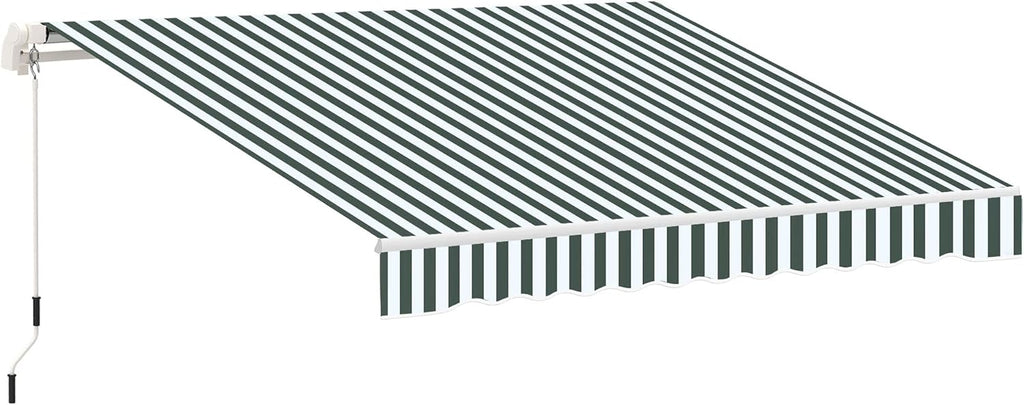 Black Manual Retractable Patio Awning D2767