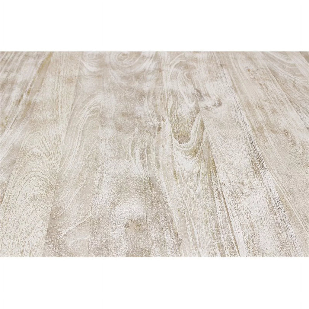 58" Round Solid Mango Wood Dining Table J51836