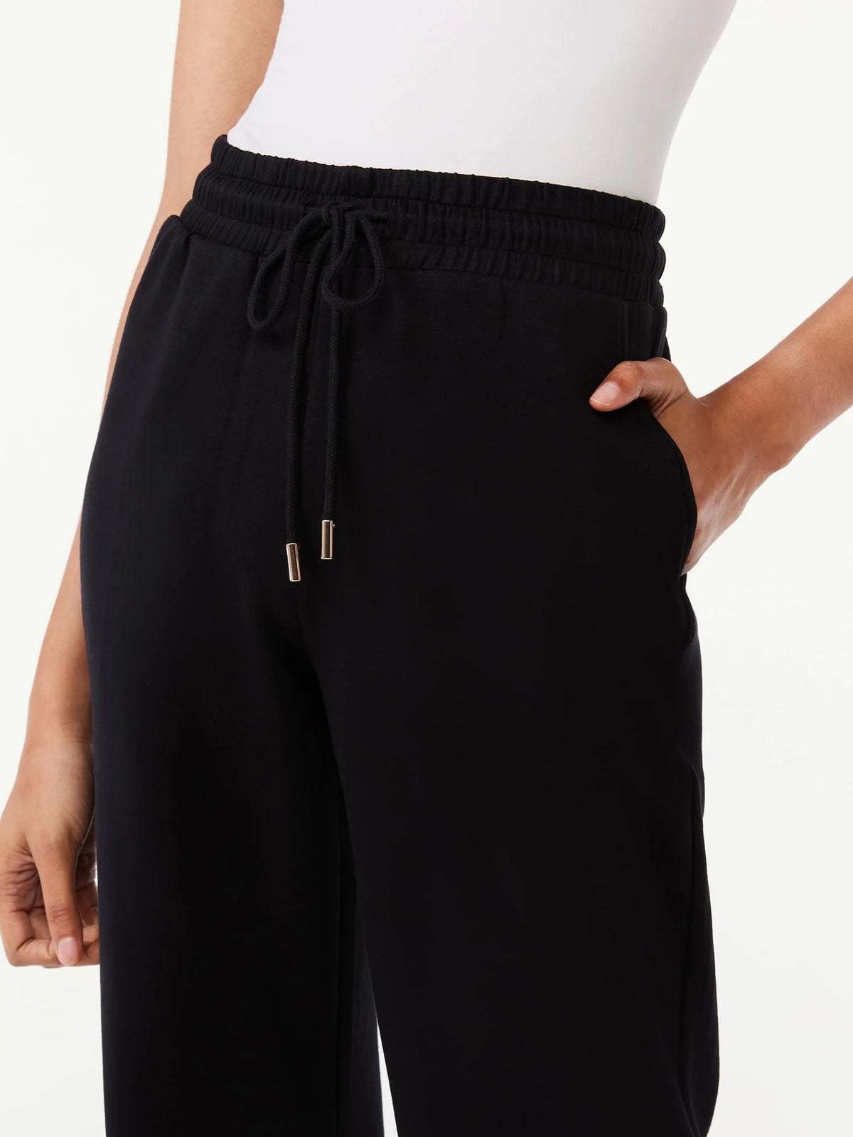 Women's Cropped Scuba Lounge Pants Q799549