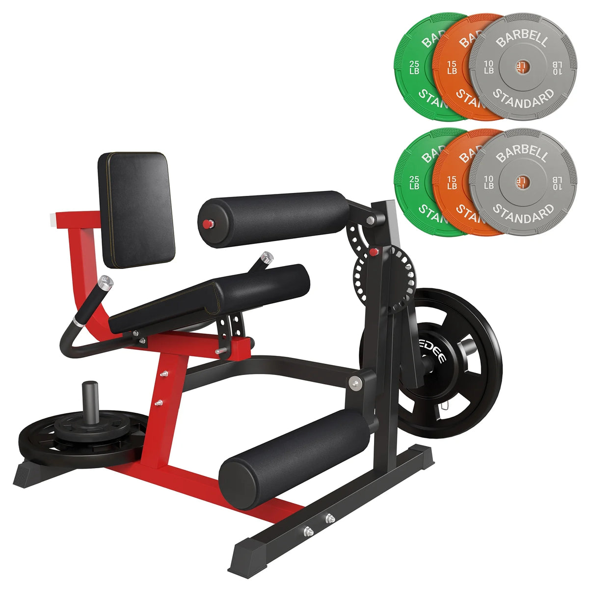 Adjustable Plate Loaded Leg Extension and Curl Machine Y912503