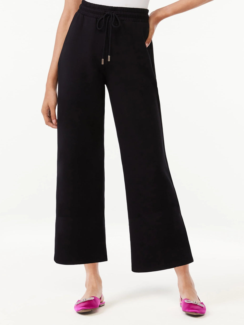 Women's Cropped Scuba Lounge Pants Q799549