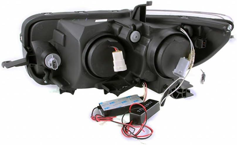 Projector Headlights with Halo Black K89665