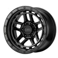 Satin Black 17x8.5 18mm 6x120 Wheel W4345