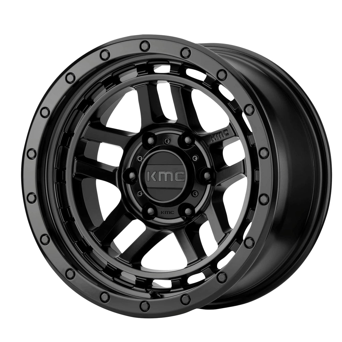 Satin Black 17x8.5 18mm 6x120 Wheel W4345