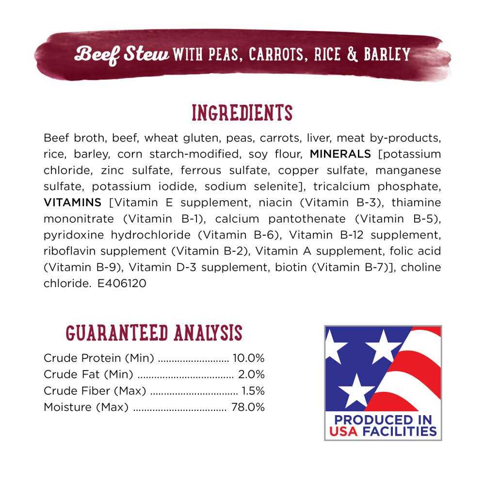 Beef Stew Dog Food W22530