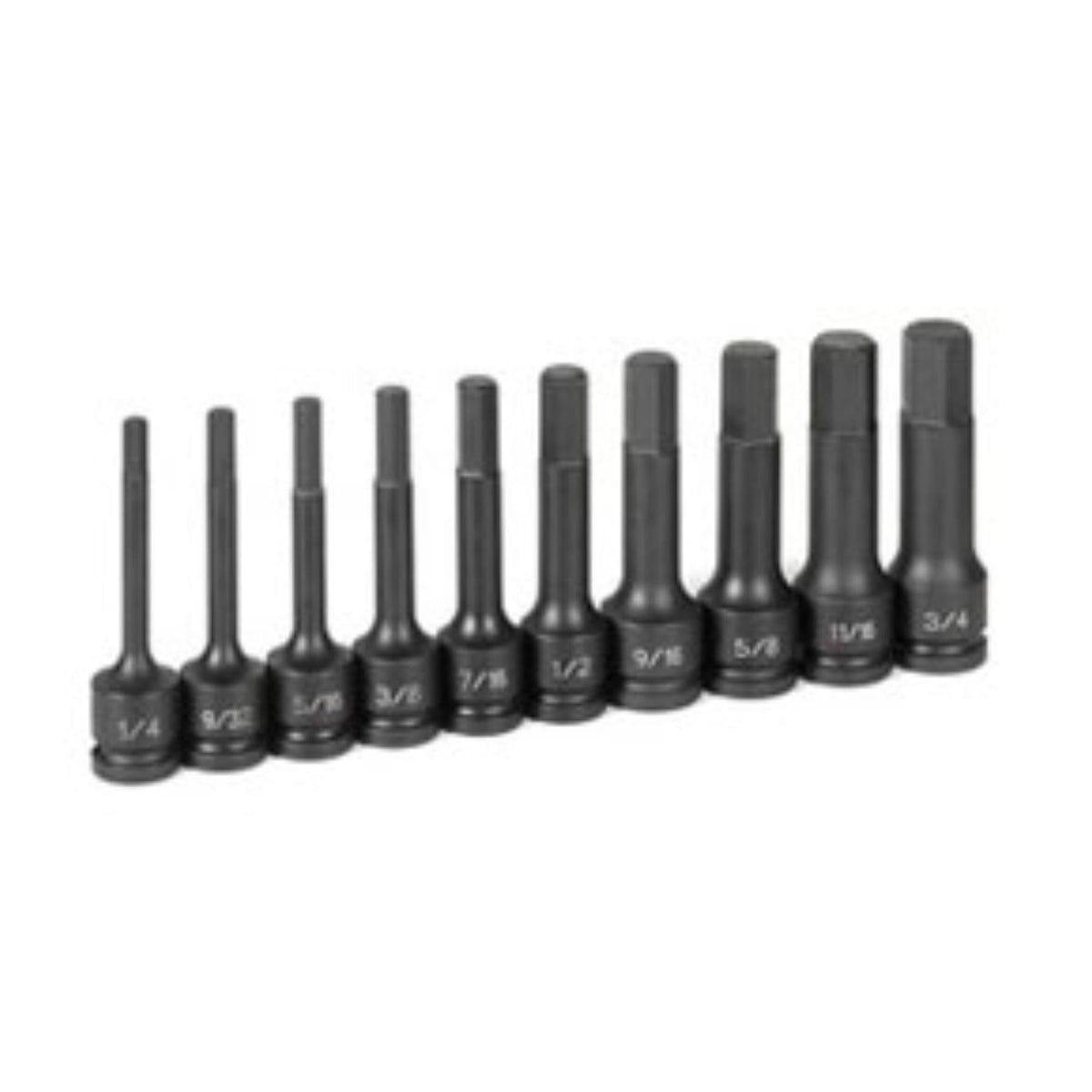 1/2 Drive 10 pc Fractional Hex Driver Set J2044