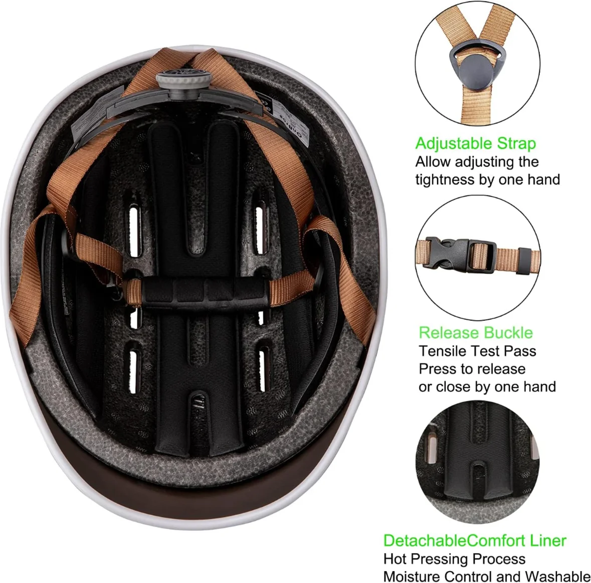 Rose Gold Adjustable Road Bike Helmet M5536