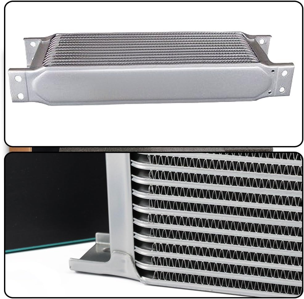 30 Row 10AN Universal Engine Transmission Oil Cooler with 7" Fan Kit A95301