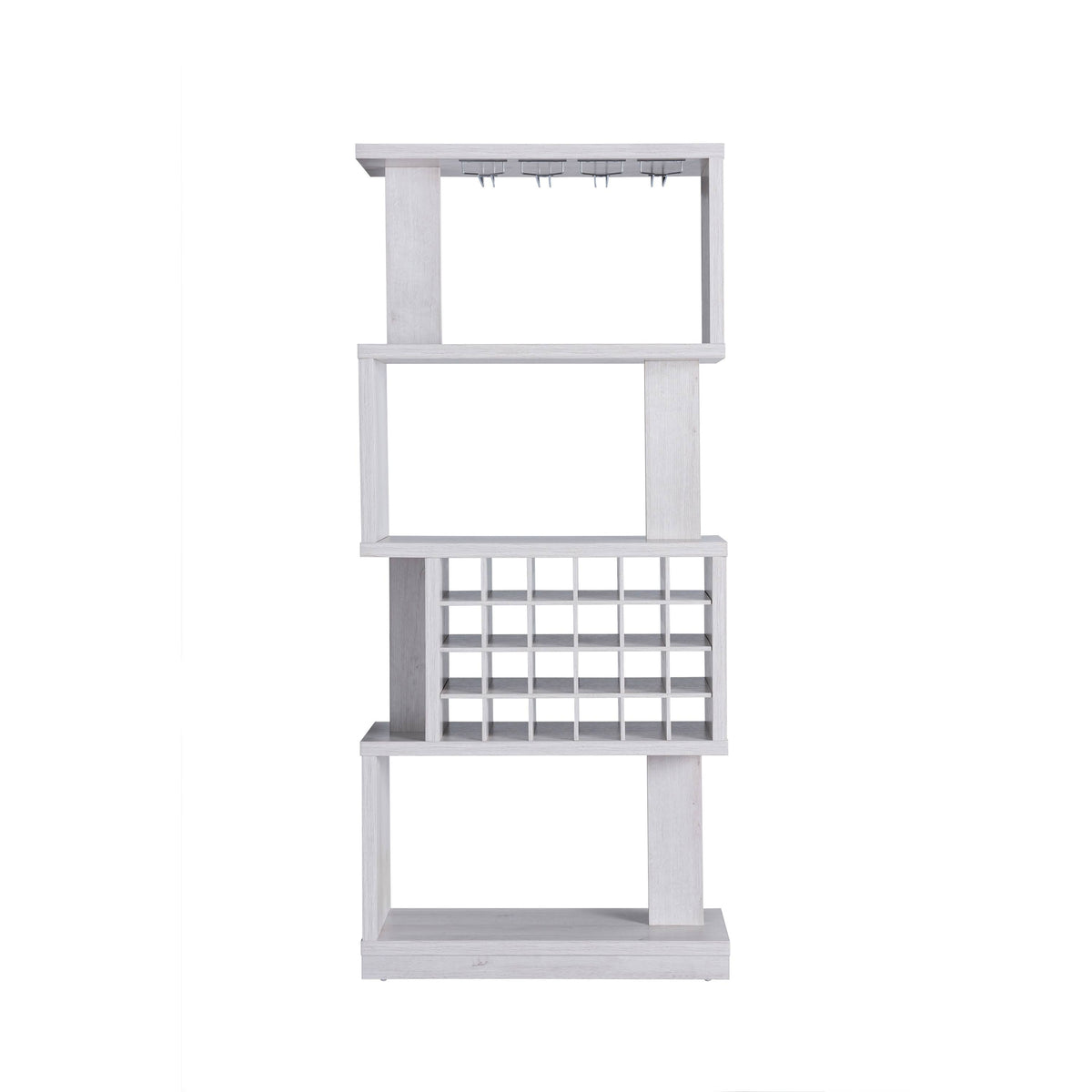 4-Tier Bar Cabinet Cappuccino Brown I932