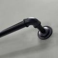 1" Matte Black Curtain Rod H815034