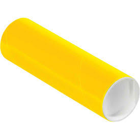 2 x 6x22 Yellow Mailing Tubes - 50/Case Q953