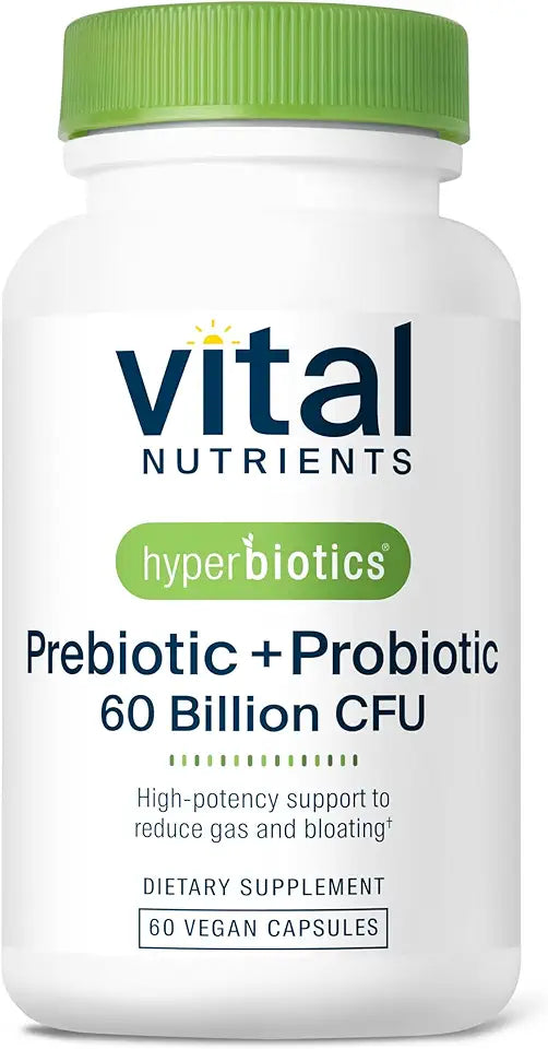 Prebiotic and Probiotic 60 Billion CFU 60 Vegan Capsules M95509