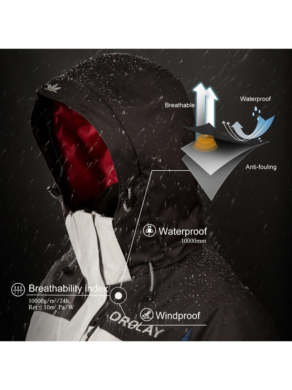 Waterproof Winter Ski Jacket M824