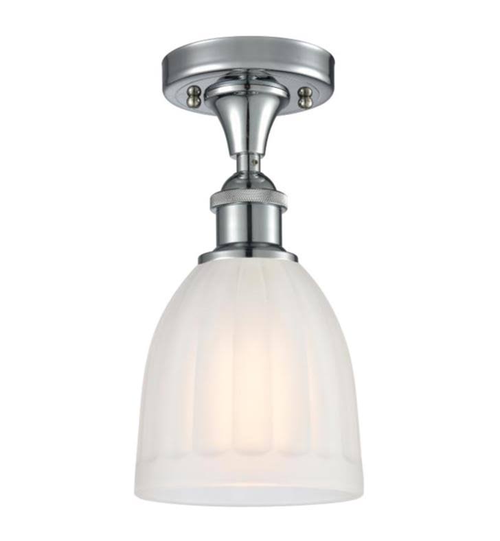 Brushed Brass Semi-Flush Mount Light U522951