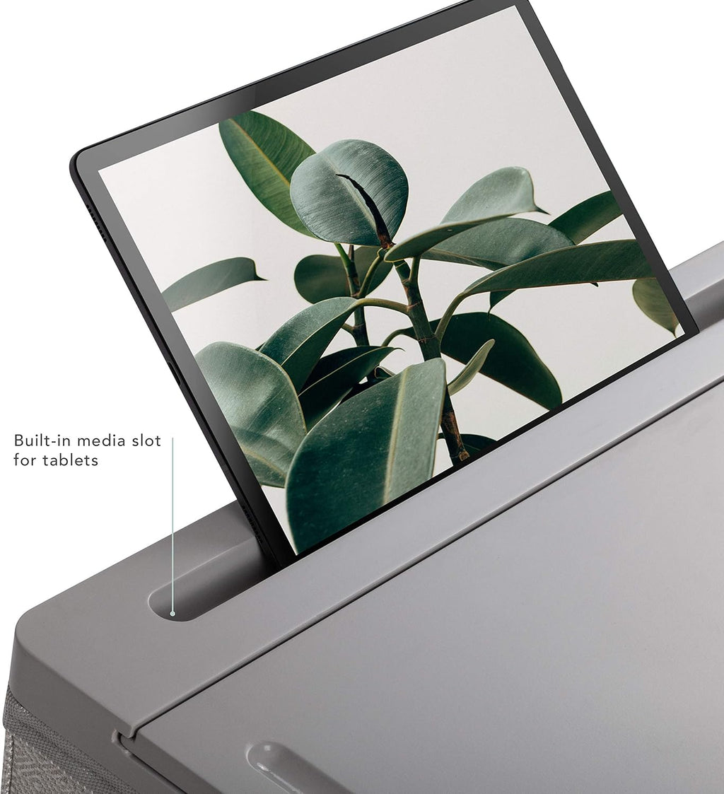 Calming Gray Storage Lap Desk with Sliding Lid U774119