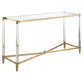 Rectangular Glass Top Sofa Table B243