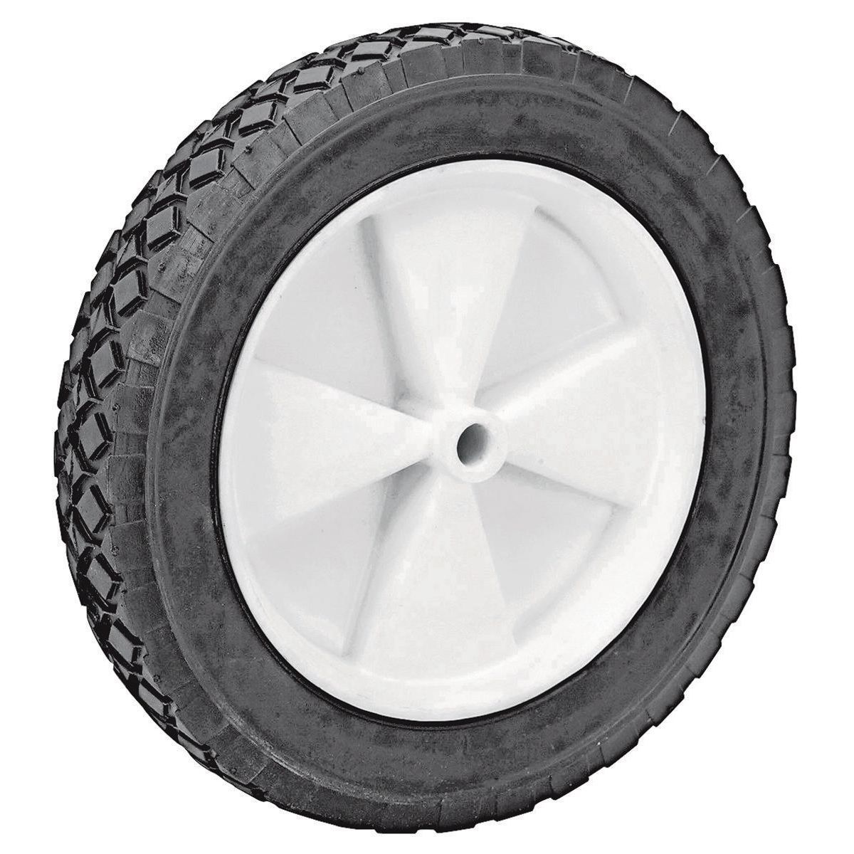 10 in. Solid Rubber Tire with PVC Hub J5885
