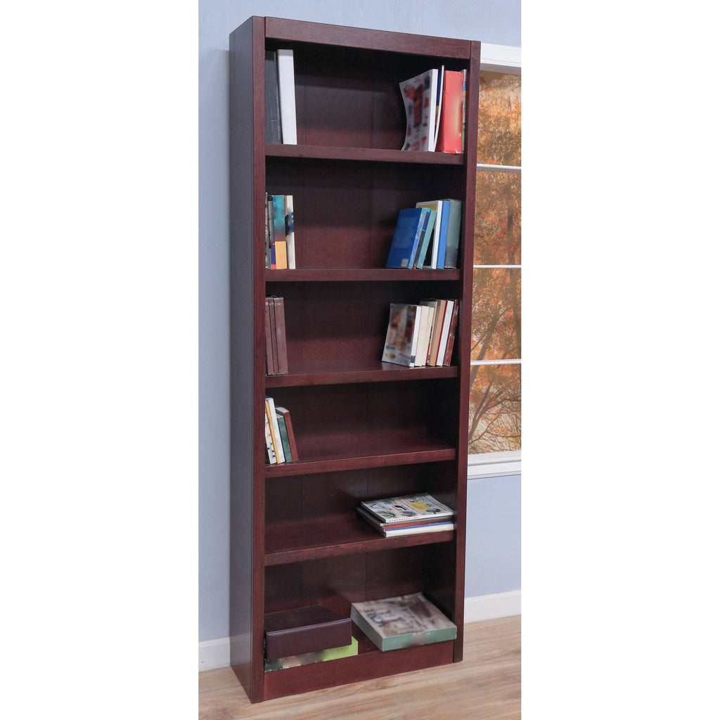 Cherry 6 Shelves Bookcase U622