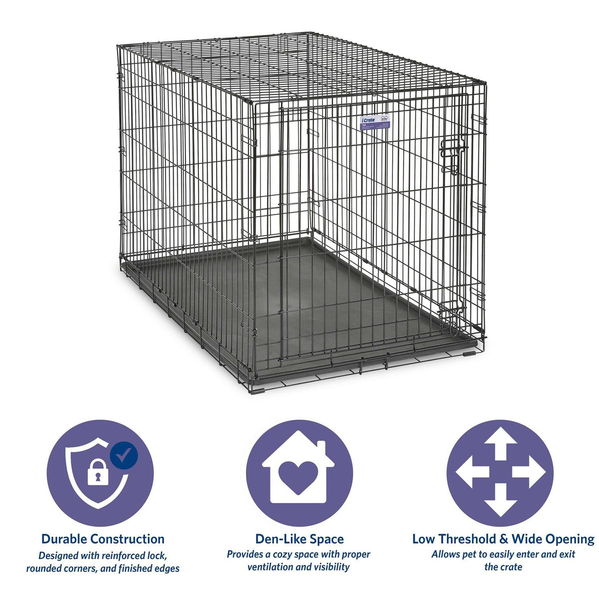 Double Door Dog Crate F2617