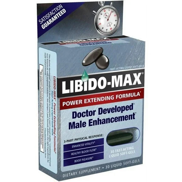 Libido Max For Men 30 Soft Gels D18787