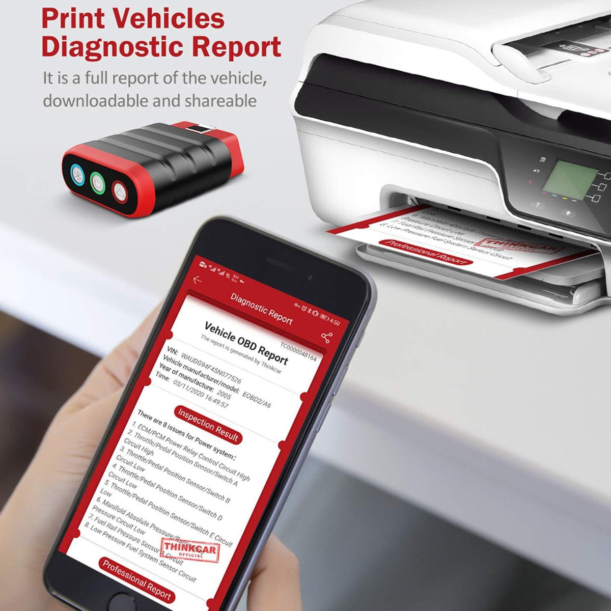 Bluetooth OBD2 Scanner with 15 Reset Service F920