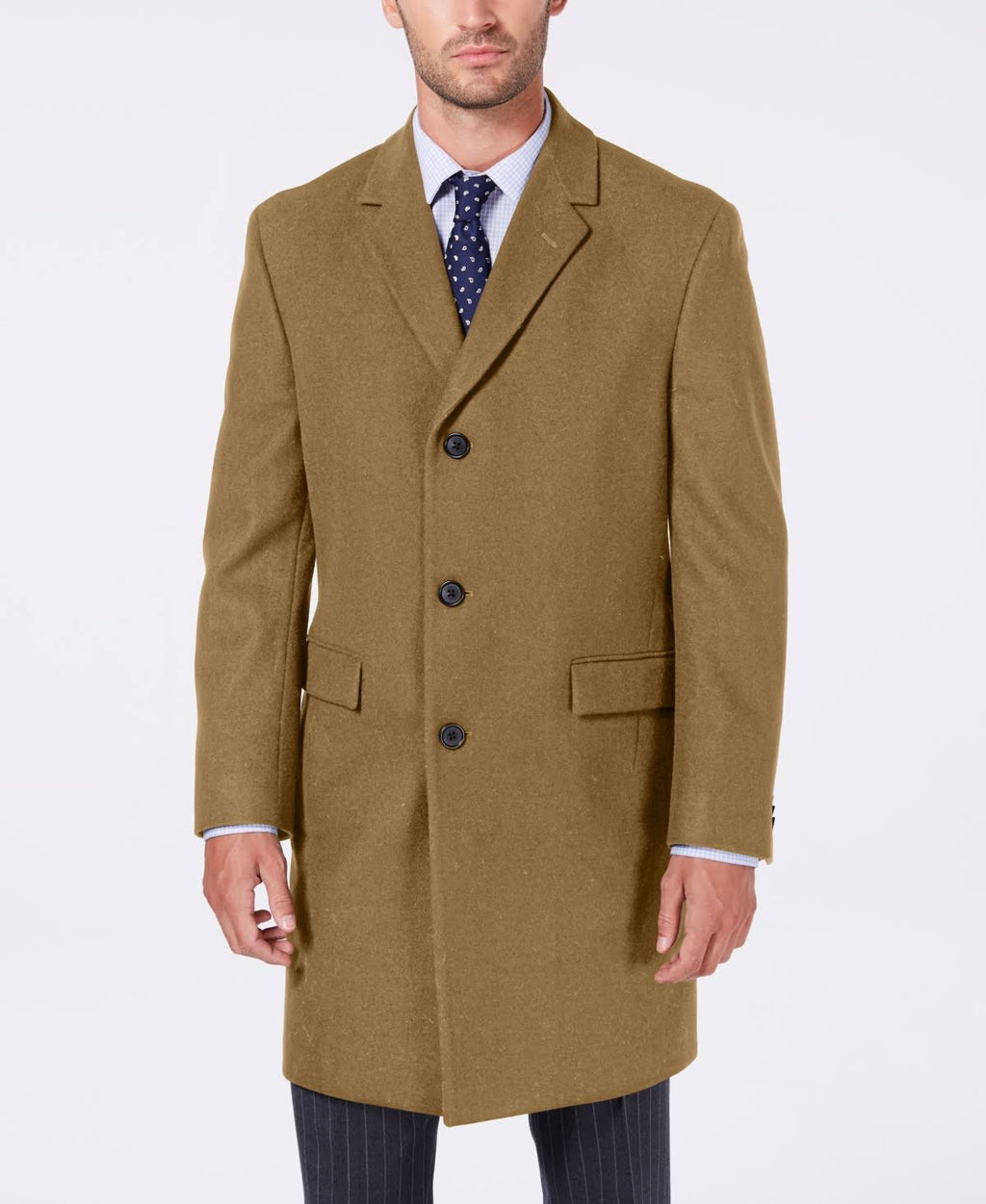 Camel Melton Overcoat M62908