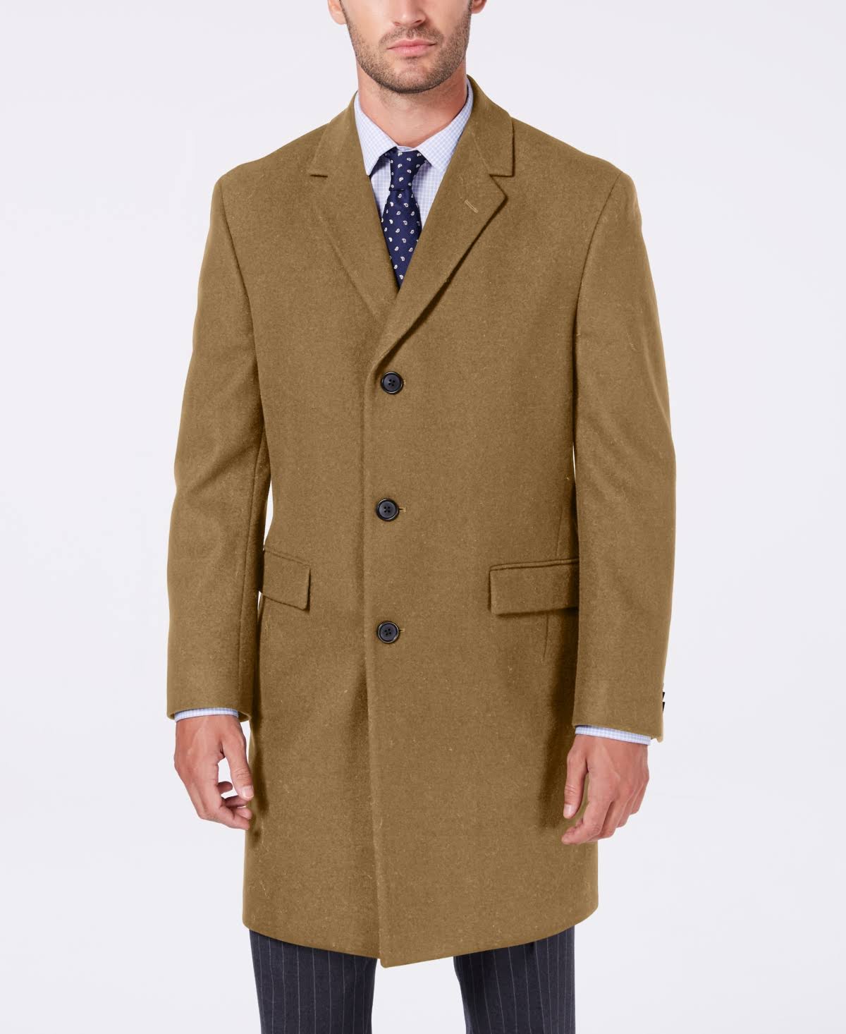 Camel Melton Overcoat M62908