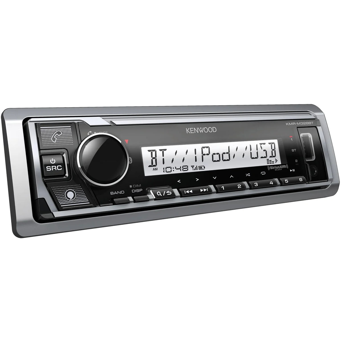 Single-Din In-Dash Digital Media Receiver with Bluetooth Z142