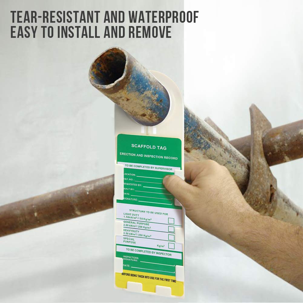 Scaffold Safety Inspection Tags 10 Pcs H239