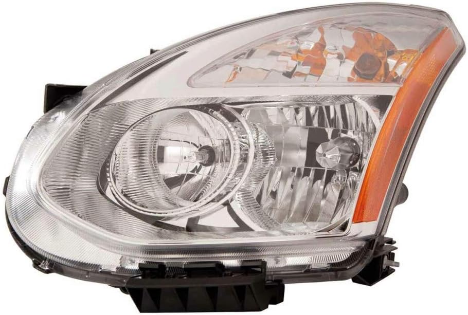 Passenger Side Halogen Headlight Assembly for Nissan Rogue 2009 2010 C8035